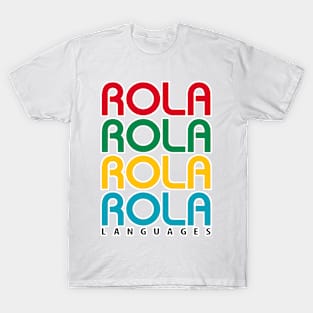 Rola Languages logo stacked T-Shirt